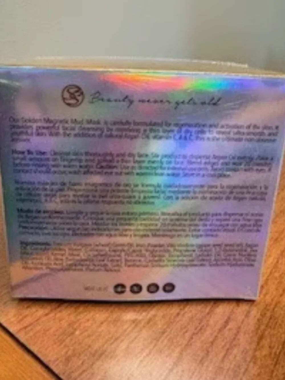 Secret Collagen Multi Vitamin E, A & C Golden Magnetic Mud Revitalizing Mask